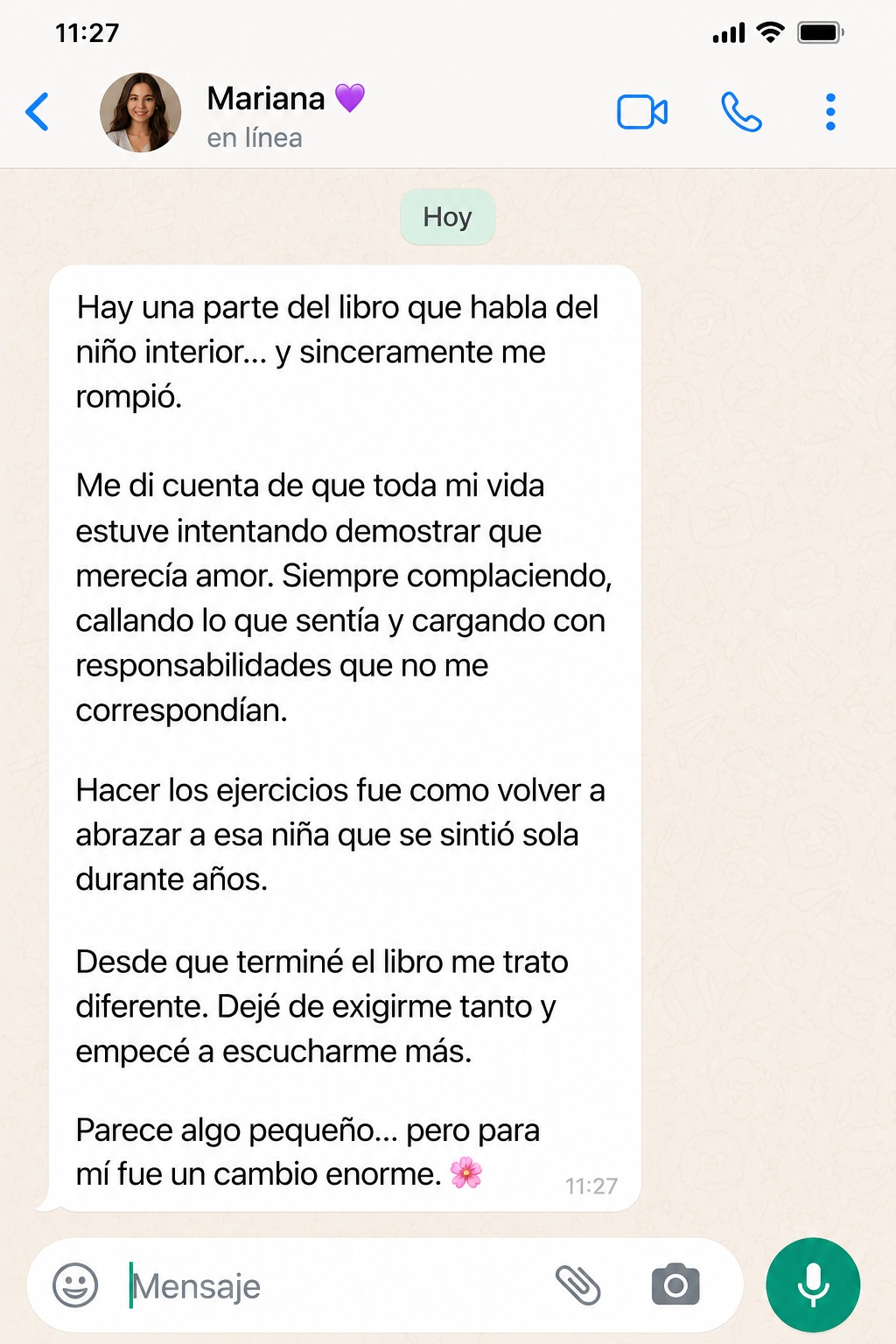 Testimonio de Mariana — Chile